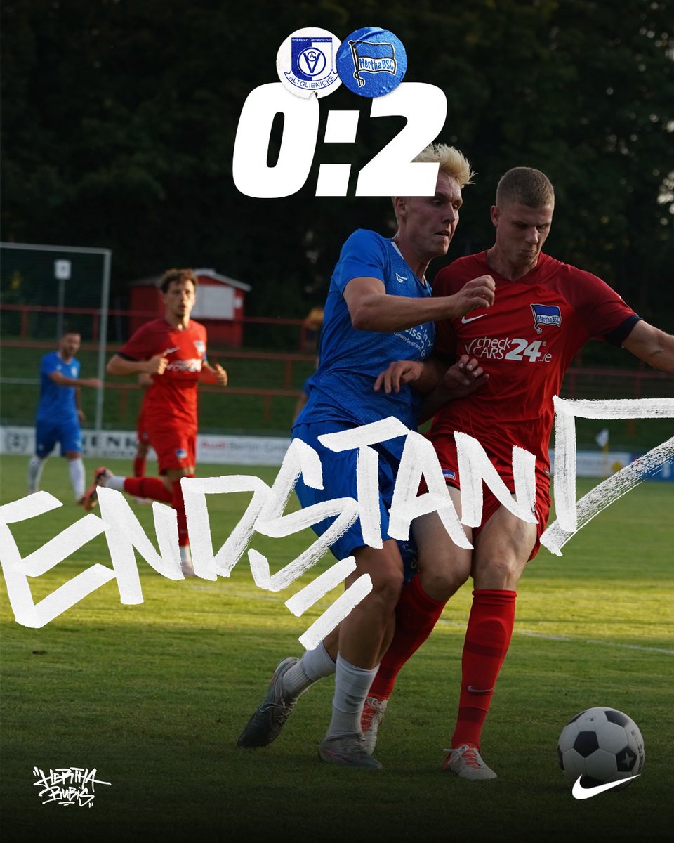 HerthaBubis's tweet photo. ⏱️ 90': Schlusspfiff im Hans-Zoschke-Stadion! 🔚 Jelani #Ndi und Dominik #Schickersinsky schießen uns zum 2:0-Auswärtssieg! 💙 Stark, Jungs!!! 💪
#BSCU23 #VSGBSC | 0:2 | #HaHoHe https://t.co/scs4tdCViT
