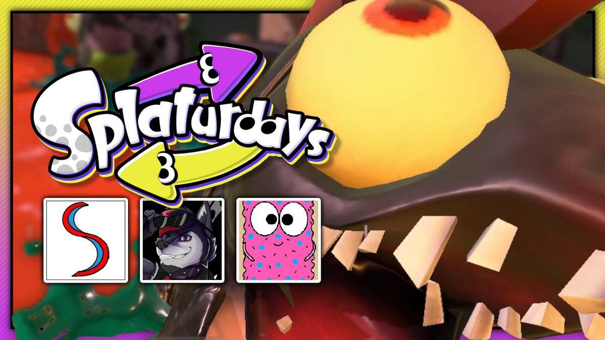 ThomasJAshwell's tweet photo. Episode #121 of #Splaturdays is out now! We're finally back to regular old Salmon Run. Featuring @SirShadi, @DanPhoenix_ and @FirePopTart! https://t.co/7MCszN4PHO https://t.co/bBIaQQVA5y