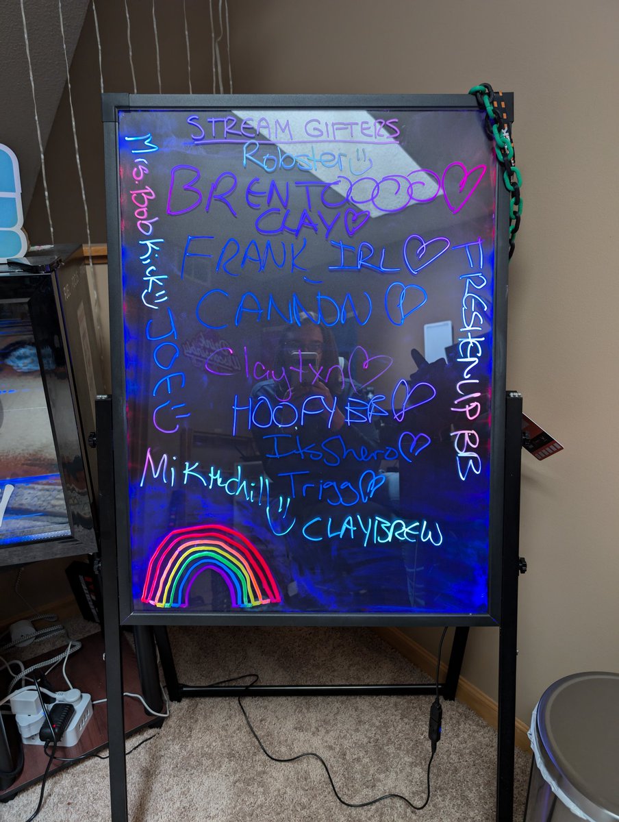 The stream gifters board is so full this month!!

Thank you for everyone that supports my stream and me 💜