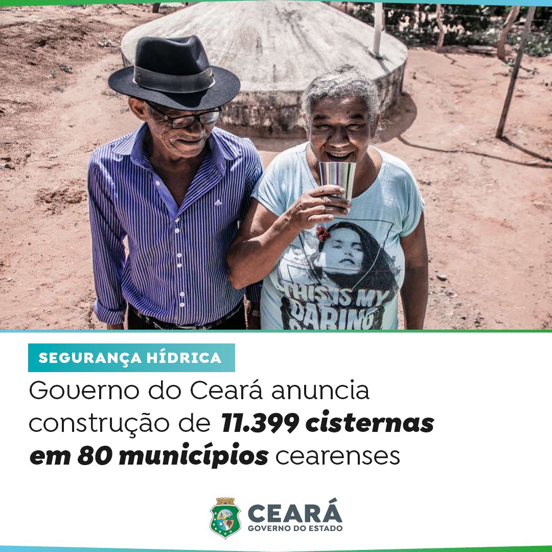 GovernoDoCeara's tweet image. 🚰 Serão construídas 11.399 cisternas em 80 municípios cearenses, conforme resultado final do edital de chamada pública nº 03/2024 apresentado nesta sexta (23), que em breve será publicado no Diário Oficial do Estado (DOE).

📸 Ascom SDA

#governodoceará #cisternas