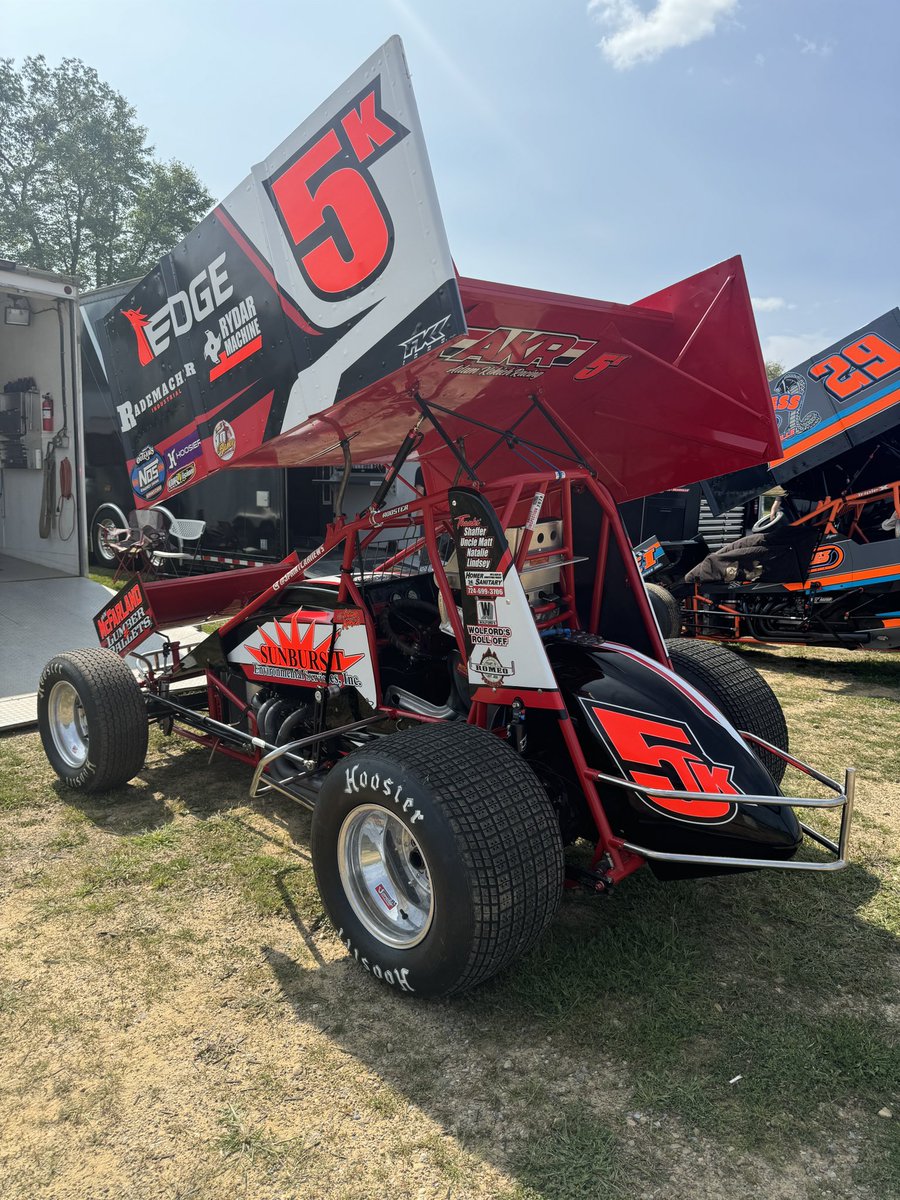 Unloaded race car of Adam <a href="/Kekich_Racing/">Adam Kekich</a> for tonight’s <a href="/FASTseries/">FAST Series</a> <a href="/MercerRaceway/">Michaels Mercer Raceway</a>