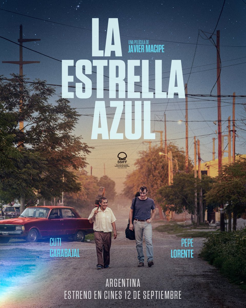 CaicArgentina's tweet photo. 12 DE SEPTIEMBRE EN CINES🇦🇷
⭐💙 LA ESTRELLA AZUL.

Una producción de @Mod_Produccion junto a @elpezamarillo_ y @cimarron_cine , en coproducción con la empresa asociada @prismacine y @CharitoFilms 

#LaEstrellaAzul #JavierMacipe #PepeLorente #CutiCarabajal #CAIC https://t.co/aHIvVDMTr0