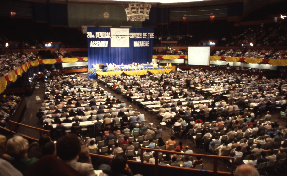 The Twentieth General Assembly of the Church of the Nazarene was held in Kansas City in 1980. It will return to Kansas City for the first time since then for the Thirty-First General Assembly and Conventions in 2027.

#NazareneArchives #NazareneHistory
