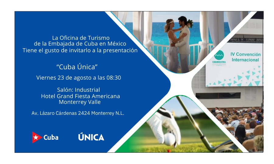 Fematur NL Baltazar Valdés Mesa Directiva y Socios presentes en el Desayuno / Presentación del destino de #Cuba 🇨🇺
Agradecemos a Xonia Beltrán Vivero Consejera de Turismo Embajada de Cuba por su invitación y a todos los prestadores de servicio turístico del destino. #CubaUnica