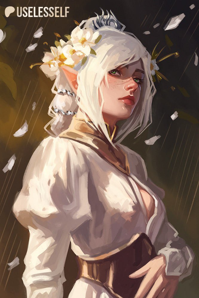 Here is exclusive print which will be as a gift for people who make a preorder of my Artbook 👀

#Shadowheart in wedding dress. Will you say “Yes”?