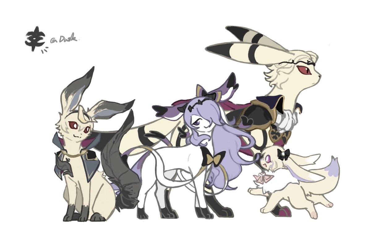 NearlyDusk's tweet photo. #FireEmblemFates
From my personal impression，the imagined of Eevee appearance..... https://t.co/a2WGXhrxzv