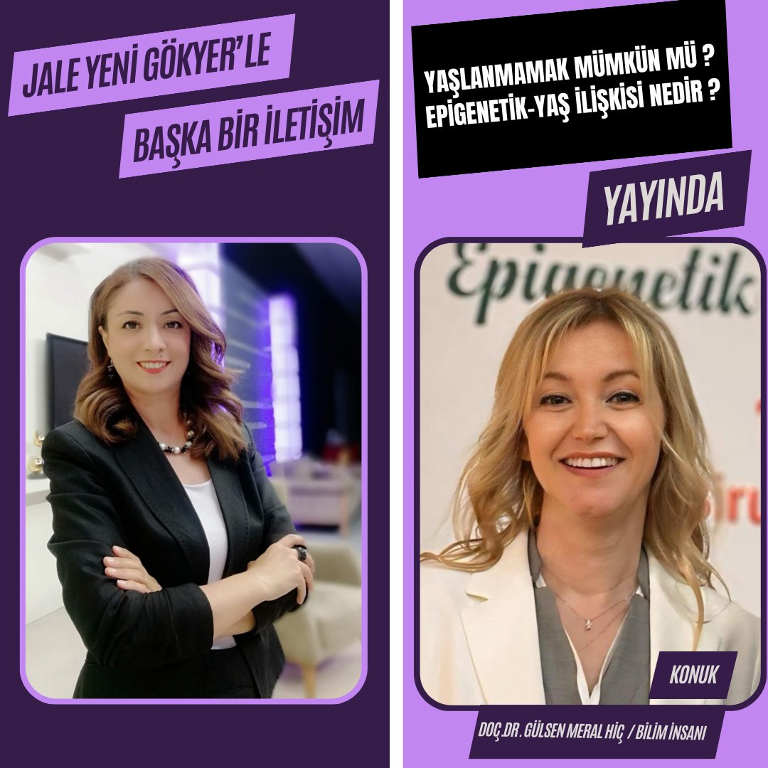 youtu.be/7to8T9u31L4
Kanalımıza ücretsiz abone olup izlyebilirsiniz.

Yaşlanmamak mümkün mü?
Yaş epigemetik ilişkisi

#yaşlanmamakmümkünmü
#epigenetik
@doçdr
<a href="/gulsenmeral/">Assoc. Prof. Gulsen Meral (HİÇ)</a>