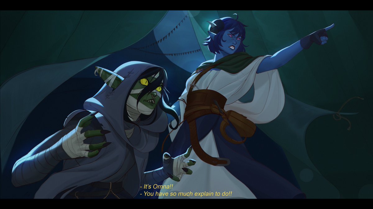 Souusen's tweet image. Detective duo 🔍
Fanart from Mighty Nein episode 2!!

#criticalrole #criticalrolefanart