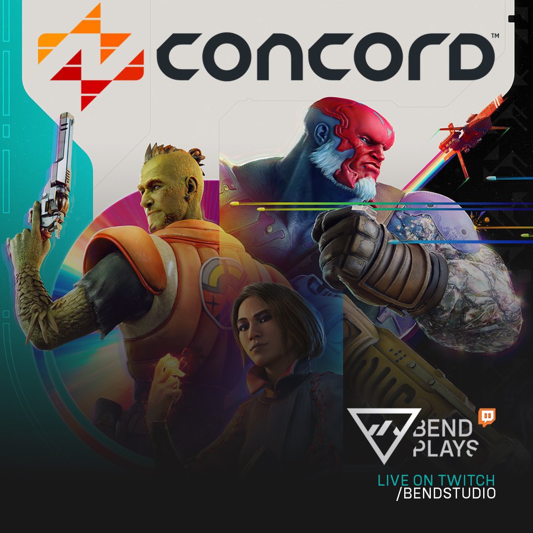 To celebrate the launch of <a href="/PlayConcord/">Concord</a>, the Bend devs are taking it to the galaxy and streaming live right NOW!

🎮 Watch it here: twitch.tv/bendstudio