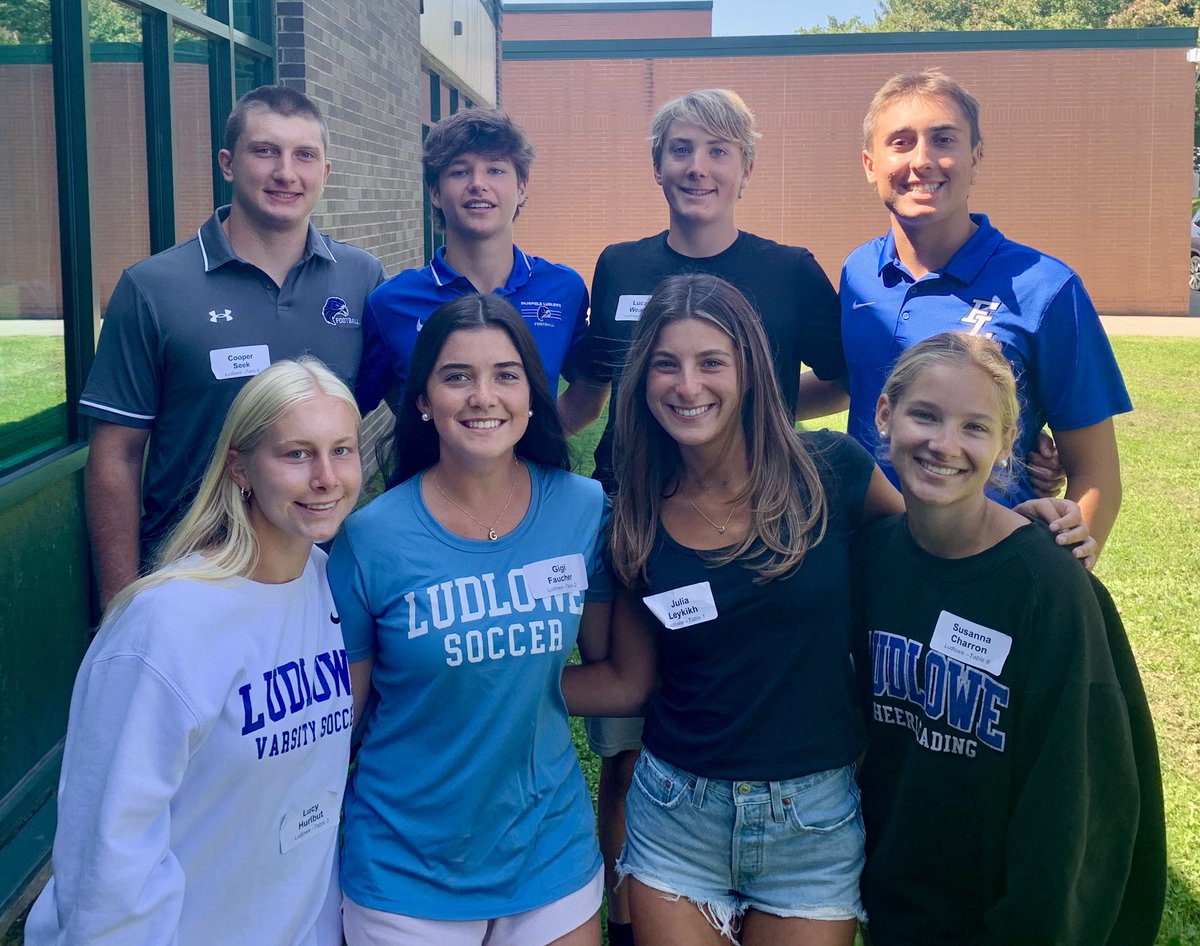 Some of our student leaders attend the FCIAC Sportsmanship Conference at Staples HS on Friday morning!