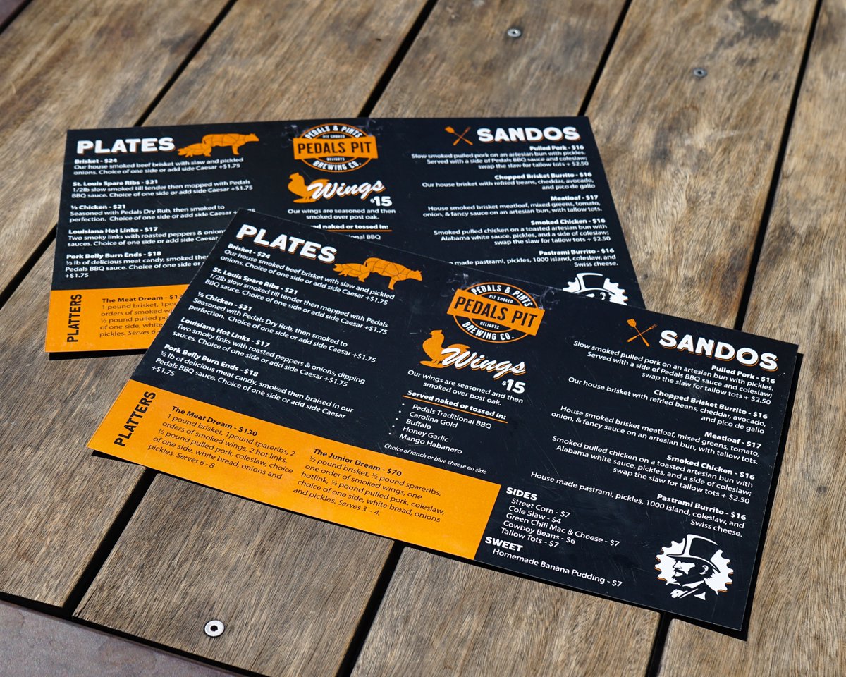 PintsPedals's tweet photo. Have you had a chance to check out our awesome new menus? Featuring all of your BBQ favorites and a couple new items! 

Get ready to rewind time tonight for our epic 80’s party with DJ Frescoe that'll have you dancing all night long - see you there! https://t.co/jFlEwflzIG