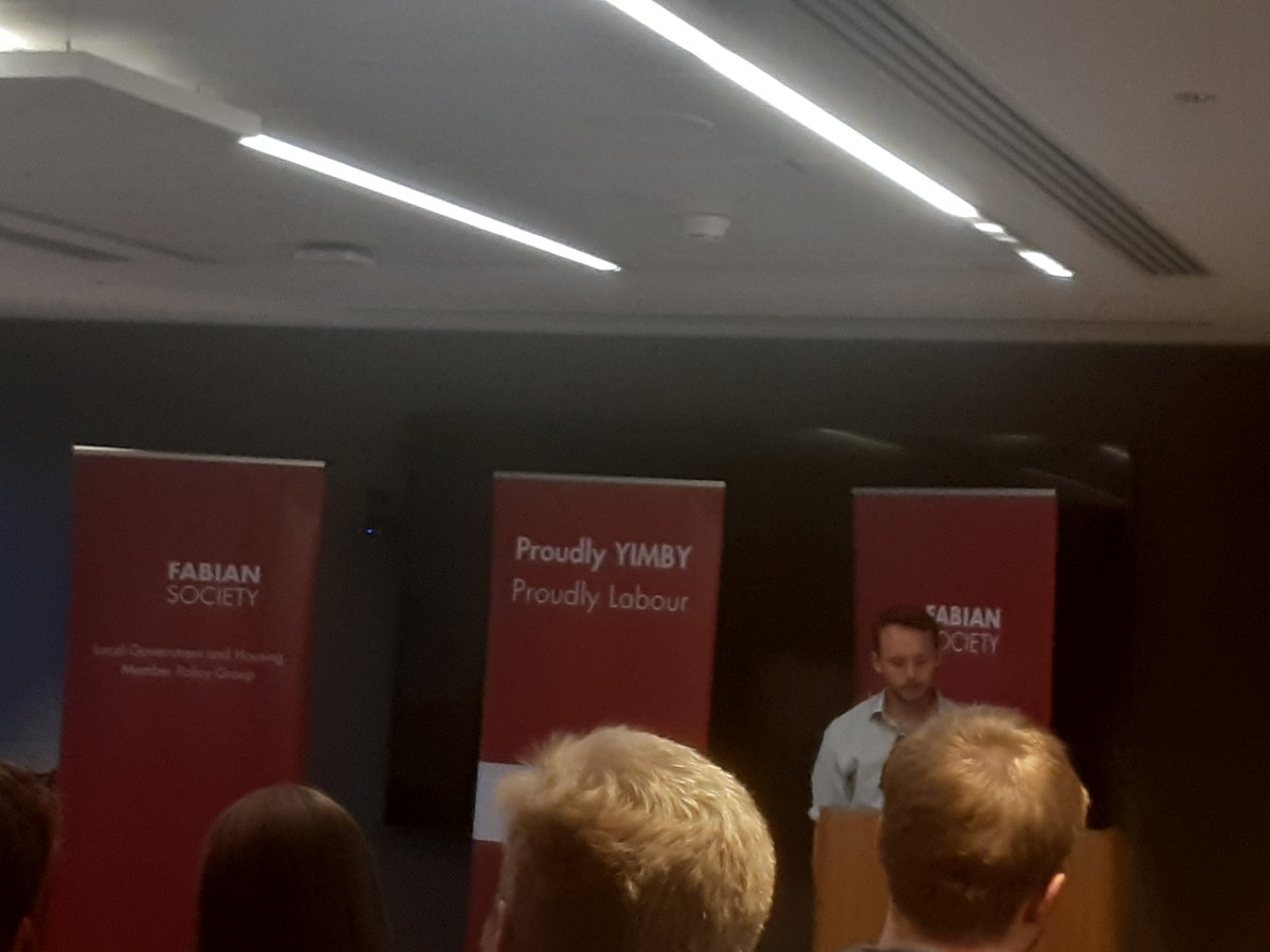 Great event this week with <a href="/LGHFabians/">Fabian Society - Local Government and Housing</a>. Refreshing to hear such clarity from new MPs and others on the need to build millions more homes - the cost of housing is a blight on Britain and a blight on aspiration and for too long, those in charge have just not got it