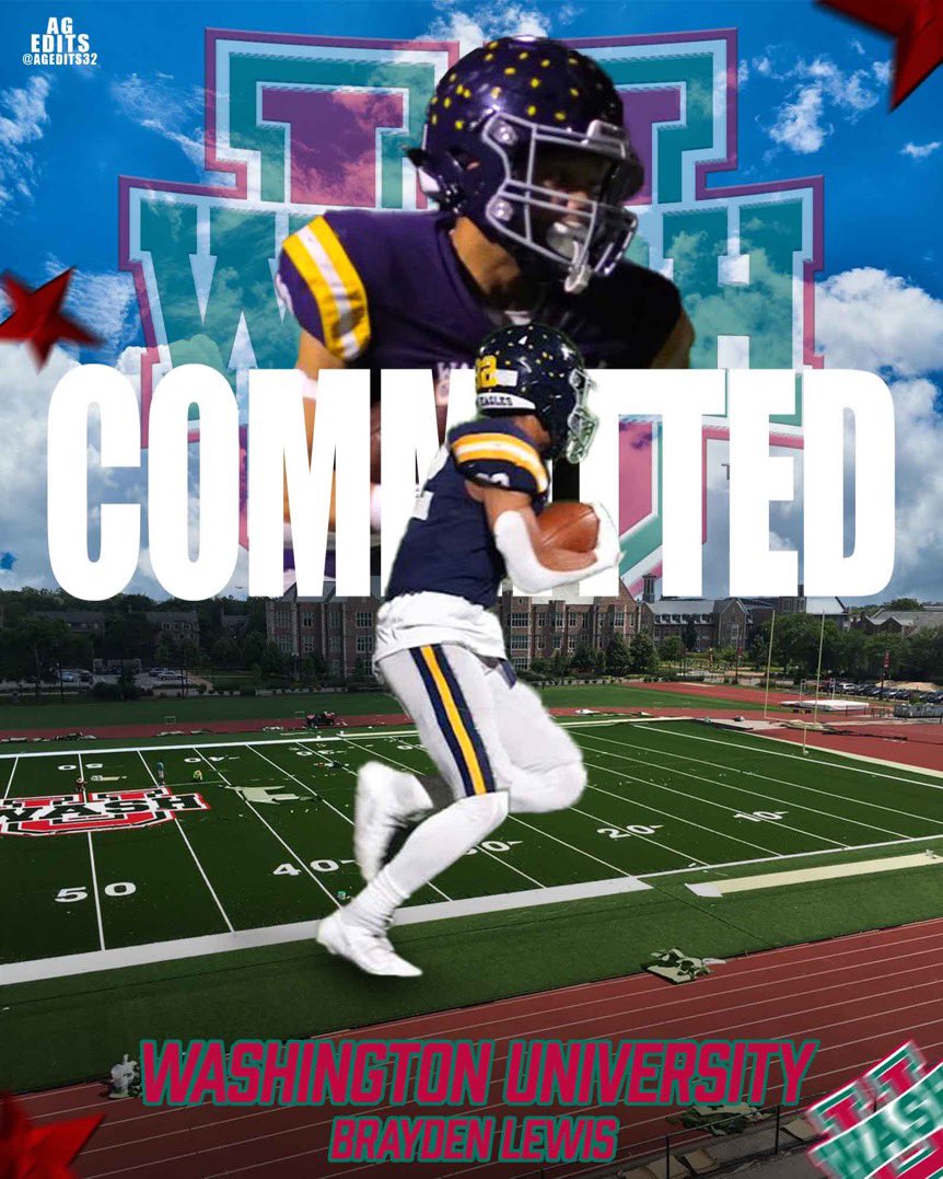Brayden Lewis (@braydenlewis_) on Twitter photo Beyond excited and blessed to announce my athletic and academic commitment to <a href="/washufootball/">WashU Football</a>!!Thank you to all the players and coaches who have helped me get to this point!
<a href="/CoachAaronKeen/">Aaron Keen</a> <a href="/MuellerFBCoach/">Scott Mueller</a> <a href="/MaristRecruits/">Marist Football Recruits</a> <a href="/MaristBooster/">Marist Athletics</a> <a href="/RecruitGeorgia/">Recruit Georgia</a> Beyond excited and blessed to announce my athletic and academic commitment to <a href="/washufootball/">WashU Football</a>!!Thank you to all the players and coaches who have helped me get to this point!
<a href="/CoachAaronKeen/">Aaron Keen</a> <a href="/MuellerFBCoach/">Scott Mueller</a> <a href="/MaristRecruits/">Marist Football Recruits</a> <a href="/MaristBooster/">Marist Athletics</a> <a href="/RecruitGeorgia/">Recruit Georgia</a>