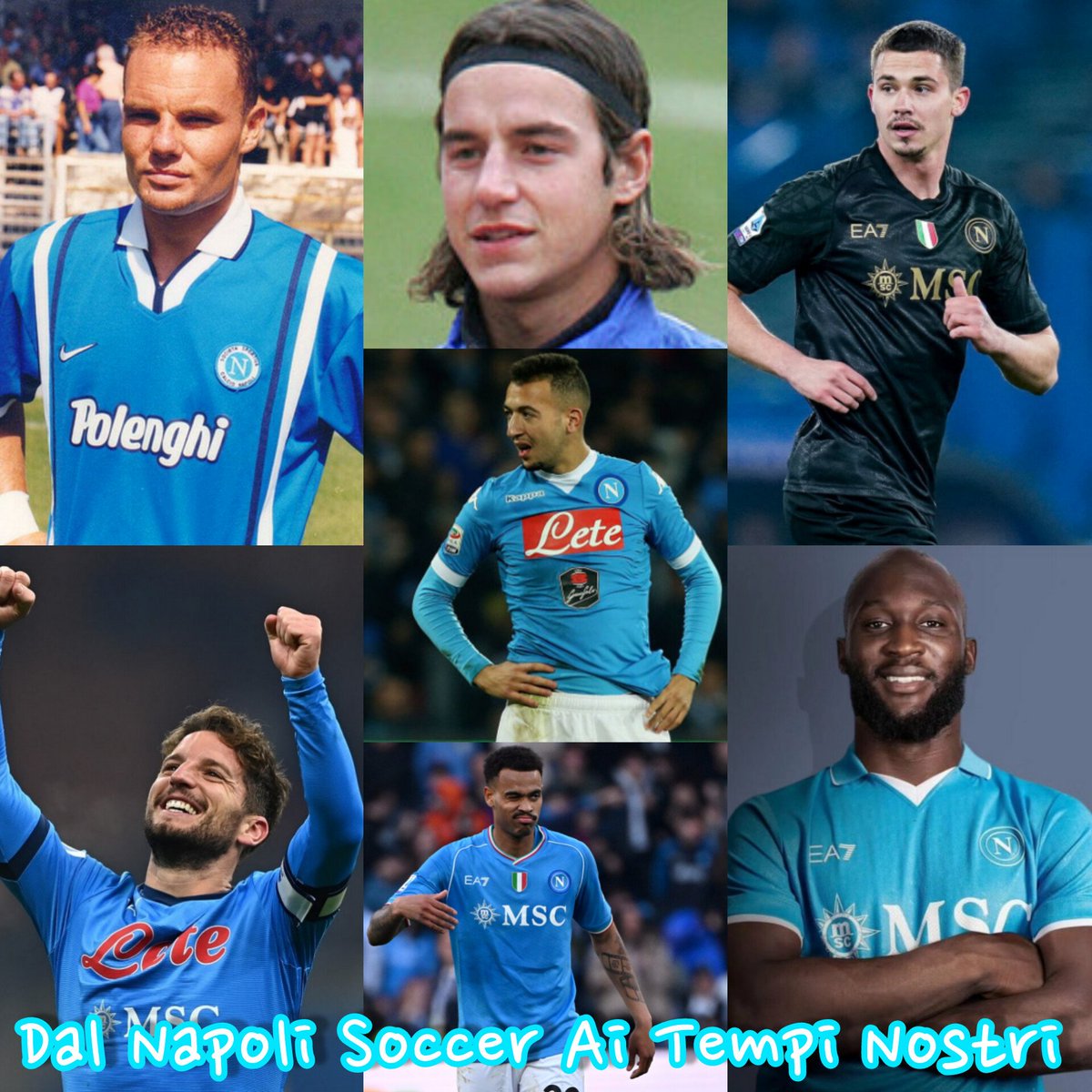 Diego31883's tweet photo. CURIOSITÀ - Romelu Lukaku sarà il 7° giocatore belga della storia del #Napoli
#Crasson
#Renard
#ElKaddouri
#Mertens
#Ngonge
#Dendoncker
#Lukaku https://t.co/Pw5XSftuRU