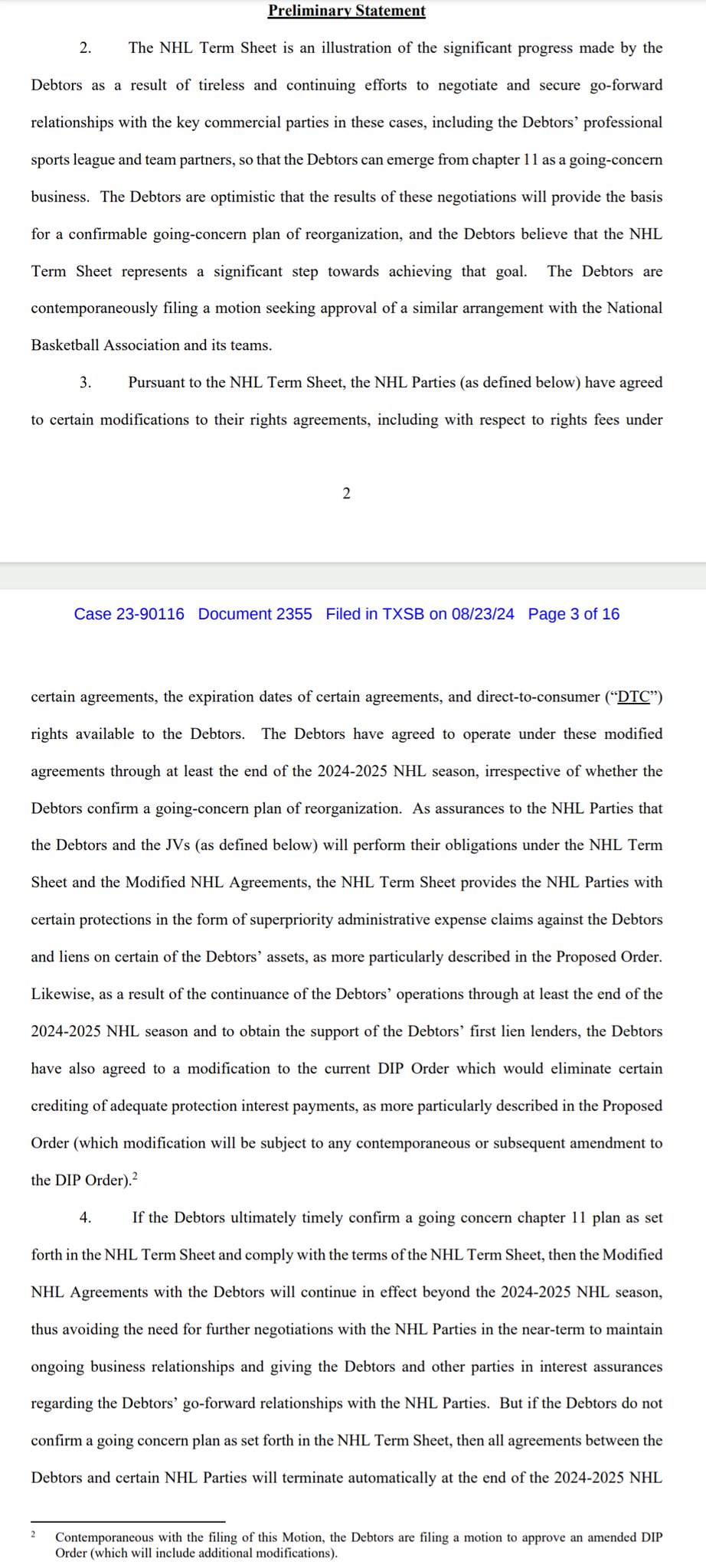 Donavon on X: &ldquo;Diamond Sports has filed an agreement with the 