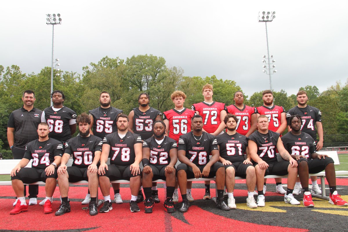 WUCardinals's tweet photo. It's officially game week, and @WheelingU_FB  takes the field Thursday night!

Meet the different position groups as they took their media day photos before they take the field Thursday at 7 PM #GoCards https://t.co/StIeownSW6