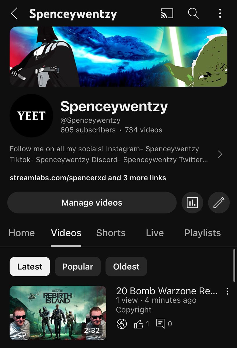 Spenceywentzyy's tweet photo. Road to 700 subs! #cod #MW3 #callofduty #warzone #youtube #sub #subscribe https://t.co/XQlcfNfAa5