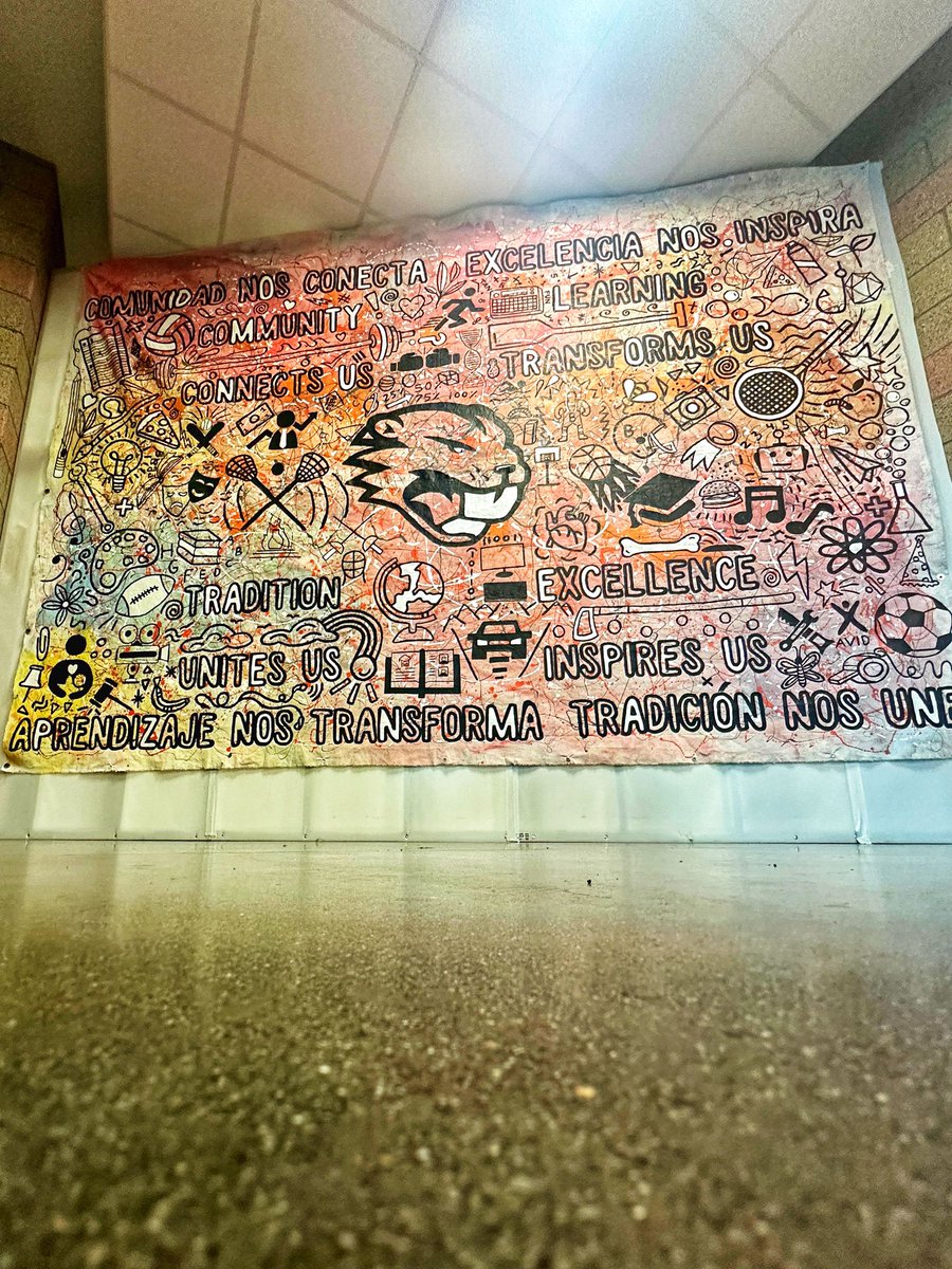 Fabulous work by the BHS Mural Club!😍👏🎨