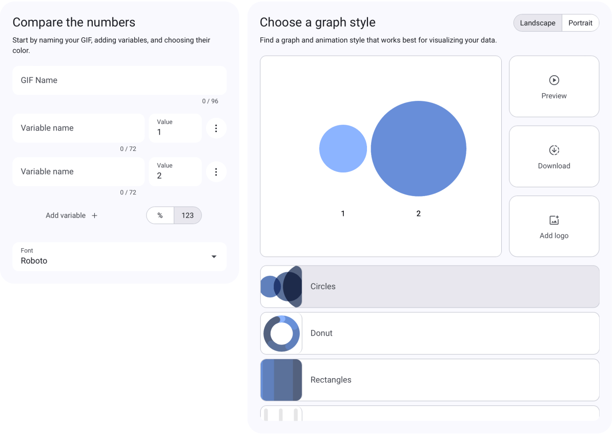 LoveStats's tweet photo. Data GIF Maker lets you make animated GIFs with data https://t.co/TRdw9Fvzh9 #FlowingData #DataViz #Insights https://t.co/zsVFaUeuDV