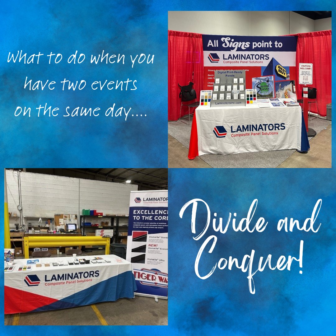 It was a busy day for the Laminators Sign Team today! Jason was in Chicago and Garrett was in Pittsburgh. Did you happen to see them today? Leave us a comment if you did!