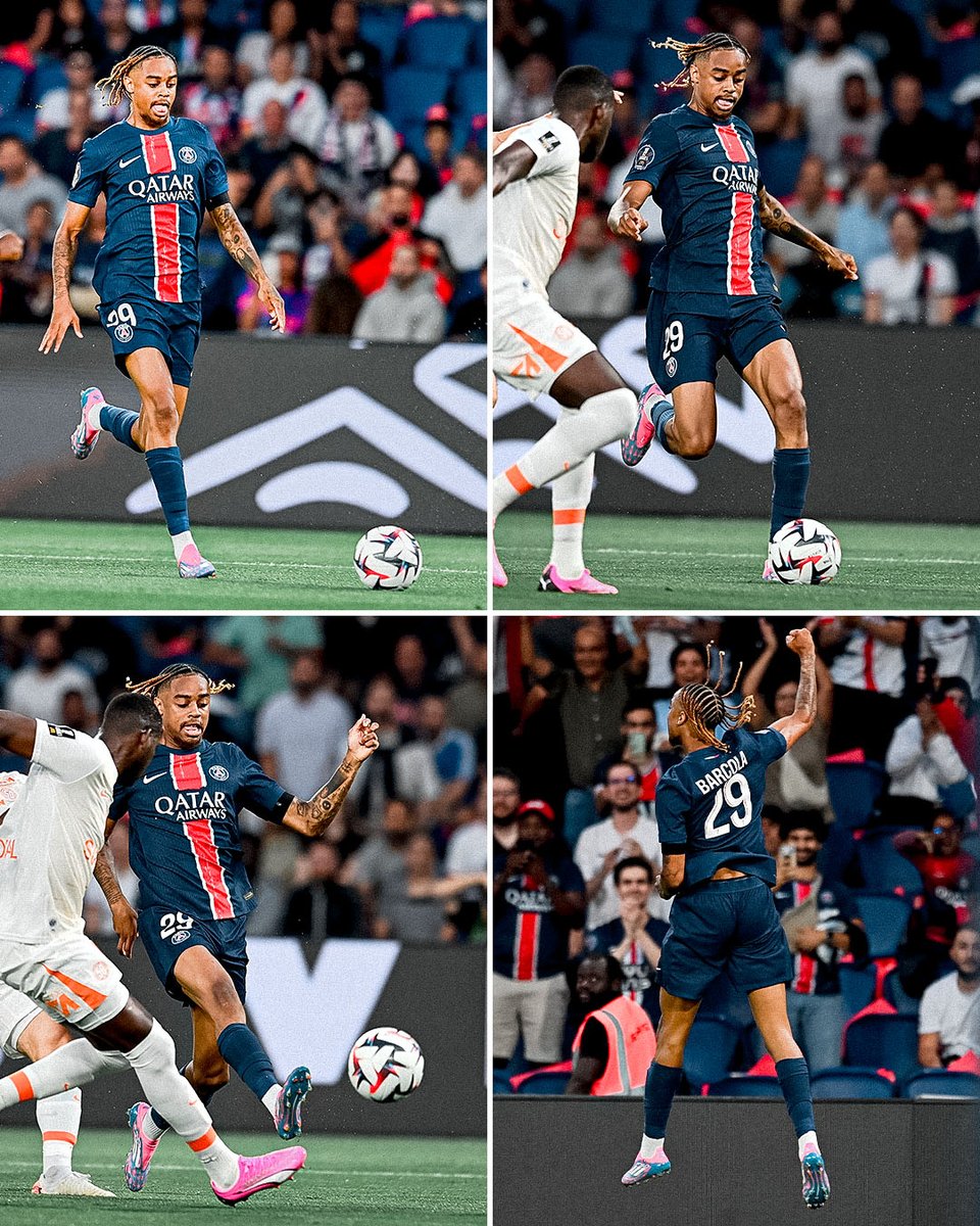 Ligue1_ENG's tweet photo. Bradley Barcola’s goal sequence 🇫🇷😮‍💨✨ https://t.co/mCiw8g3sHS