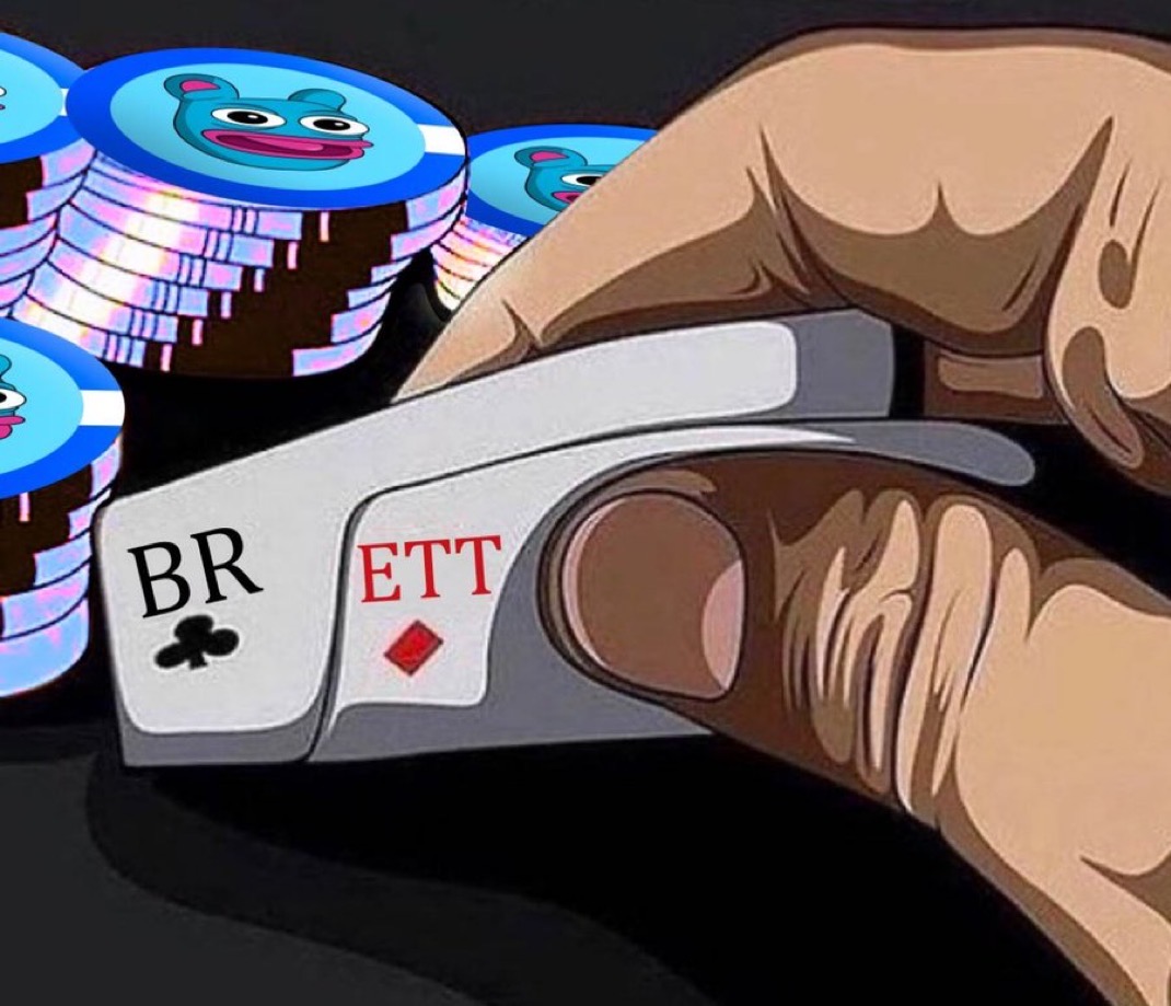 100xgk's tweet photo. ppl keep praying for "the 6th stone" to save their life.

brother, u have the opportunity to buy $BRETT 50% off it's ath.

while $eth is at just 2700, 45% off previous cycle ath.

while $btc isn't even in price discovery yet.

sure, quick gains are fun, but there is no second $BRETT on the market. no highcap meme has held up better so far, that's just data.

nothing wrong with waiting for @CrashiusClay69 to drop another gem, but there is everything wrong with not shoving into $BRETT below 1B, especially at this point in the cycle. (s/o max for clean charts)

put your balls on the table and bid like a man. 

$BRETT mfing BILLIONS