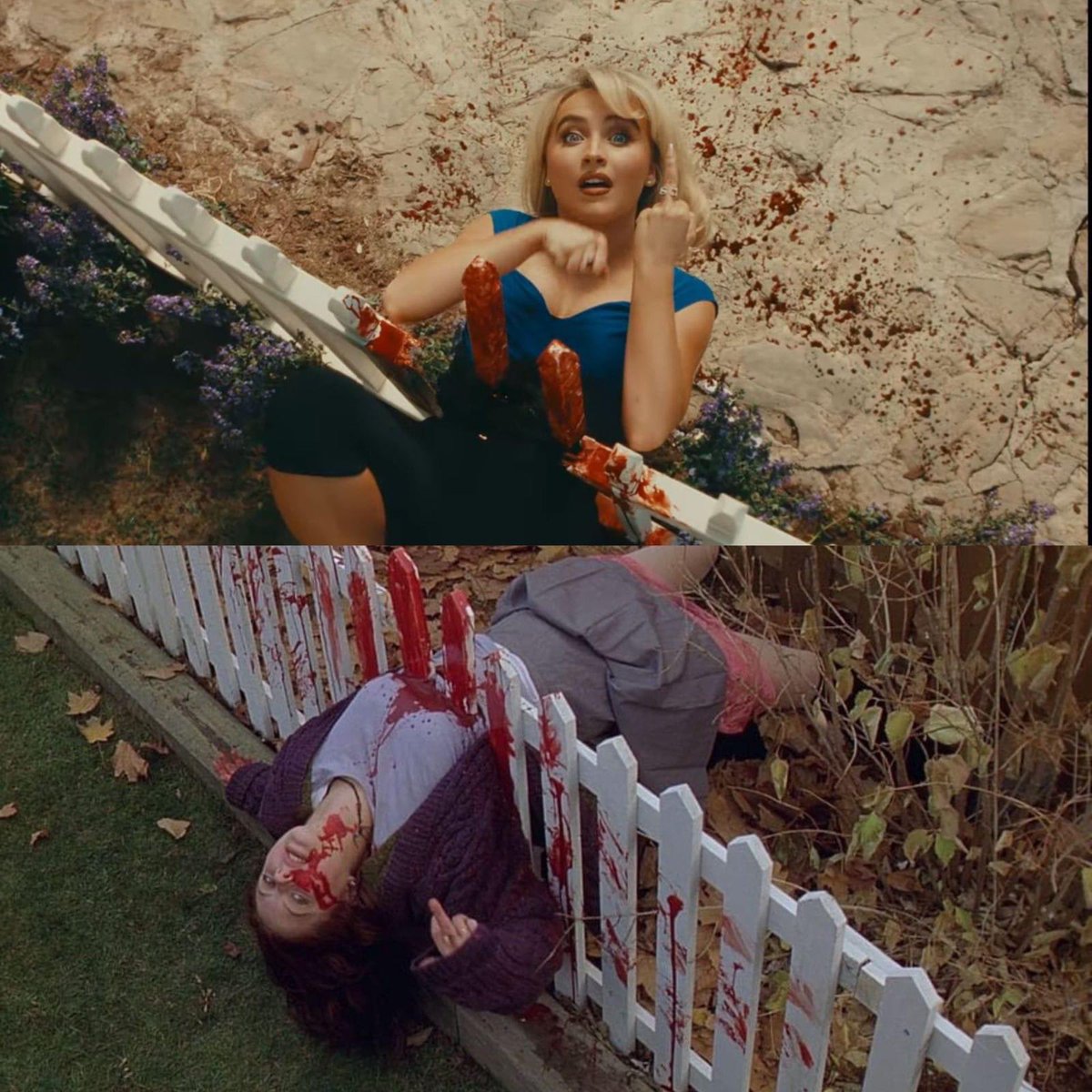 DiegoLopz1's tweet image. Algunas referencias al cine vistas en el video musical "Taste" de Sabrina con Jenna 💪🏻❤️‍🔥

- Death Becomes Her (1992)
-Ginger Snaps (2000)
-Kill Bill  Vol. 1 (2003)

#jennaortega #SabrinaCarpenter #videomusical #RohanCampbell #killbill1 #killbill #movies