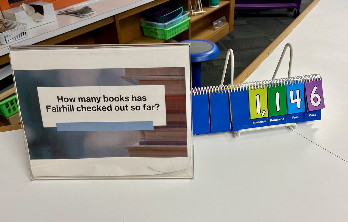 Fairhill ES Library tweet media