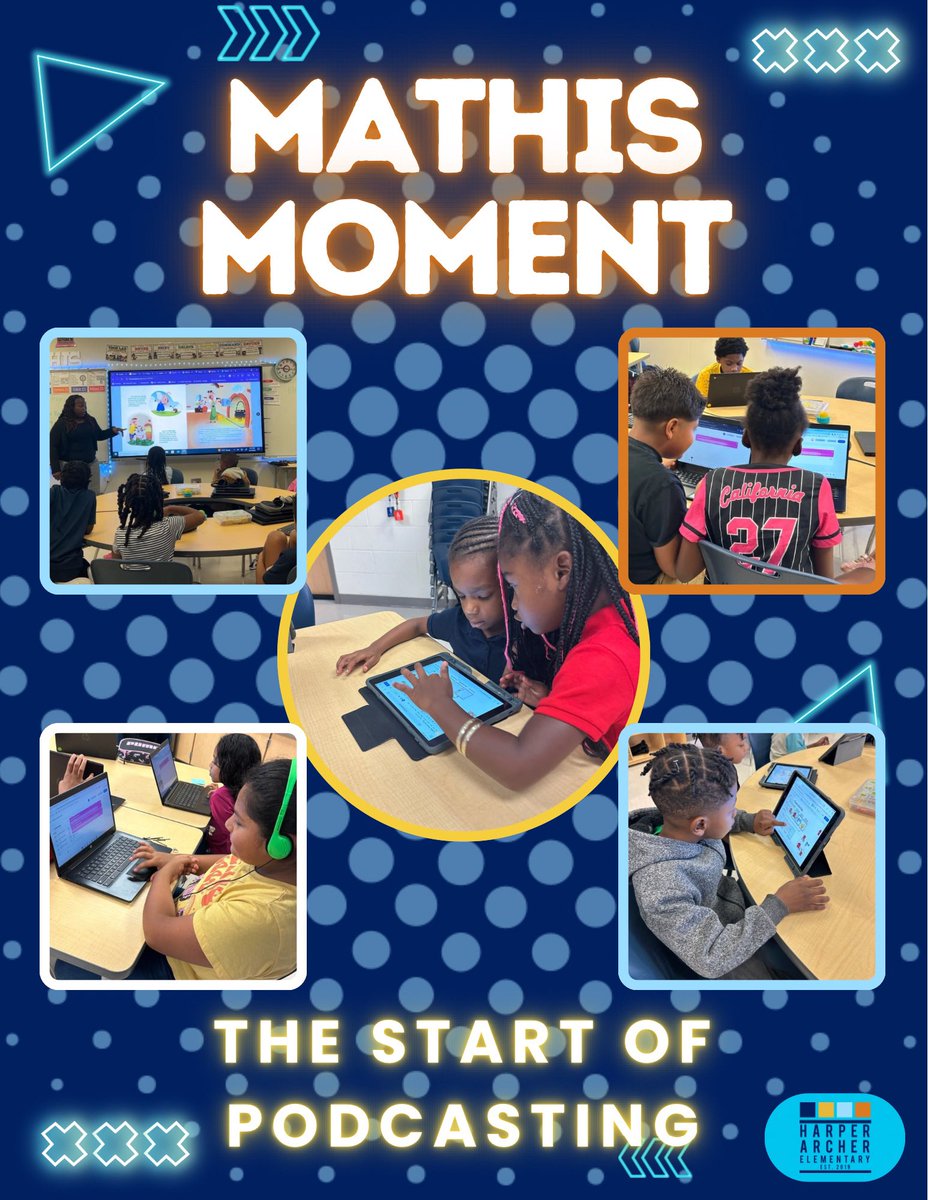 Sharnitra Mathis, Ed.S (@sharnitra21) on Twitter photo 📚+ 💻 = Literacy Podcast . This is just the beginning. <a href="/APSHAES/">Harper-Archer Elementary School</a> Ss spent the week sequencing, events in a story, preparing to share their ideas with an audience.💪 #HAES #FuelingSuccess #Empowerment
<a href="/CrystalJanuary/">Crystal January</a> <a href="/WeemsLiteracy/">A. Weems</a>
<a href="/GravesHAESAP/">Matthew Graves</a> <a href="/APSInstructTech/">APS IT Department</a> <a href="/APSITKrystle/">Krystle Scott, Ed.S.</a> 📚+ 💻 = Literacy Podcast . This is just the beginning. <a href="/APSHAES/">Harper-Archer Elementary School</a> Ss spent the week sequencing, events in a story, preparing to share their ideas with an audience.💪 #HAES #FuelingSuccess #Empowerment
<a href="/CrystalJanuary/">Crystal January</a> <a href="/WeemsLiteracy/">A. Weems</a>
<a href="/GravesHAESAP/">Matthew Graves</a> <a href="/APSInstructTech/">APS IT Department</a> <a href="/APSITKrystle/">Krystle Scott, Ed.S.</a>