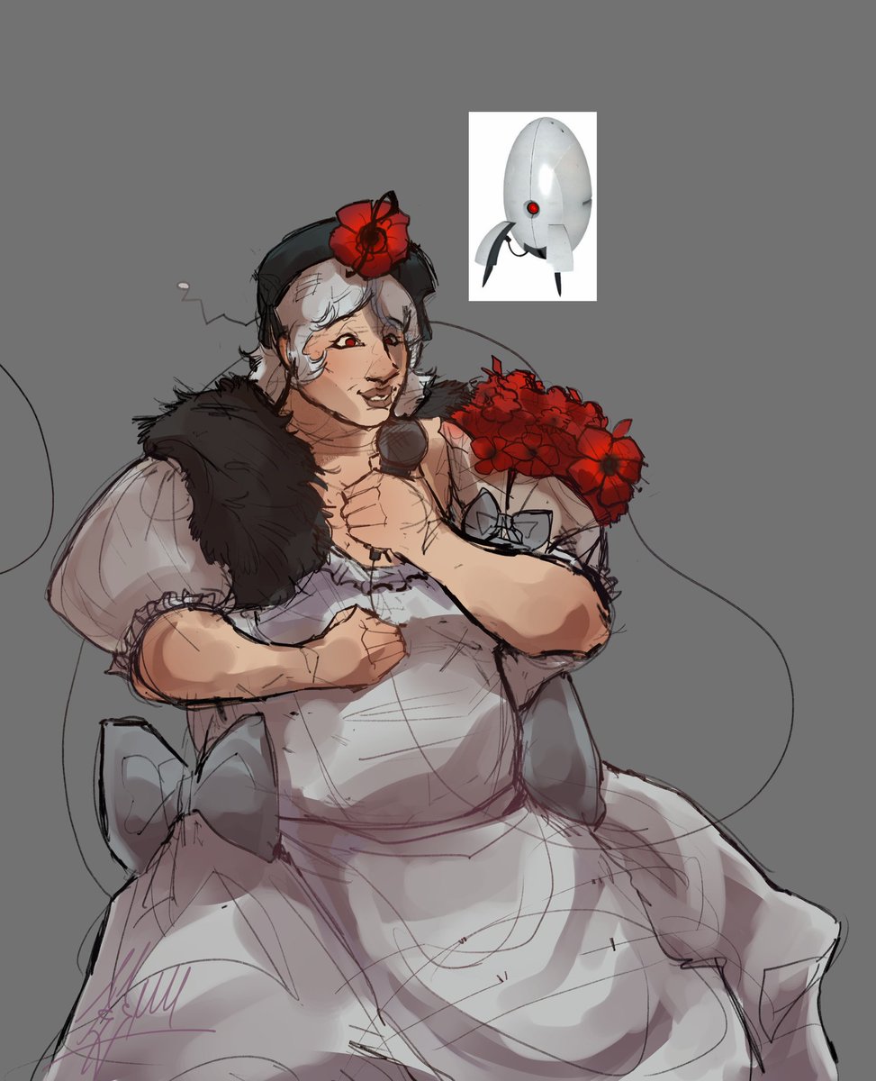 PSEUDOK9's tweet image. animal king and wife turret.... #portal #portal2 #turret #portal2turret