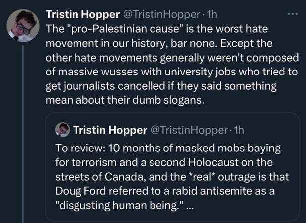 The cool thing about being a Postmedia columnist is you get paid to say the most ignorant things imaginable and there’s nothing anyone can do about it.