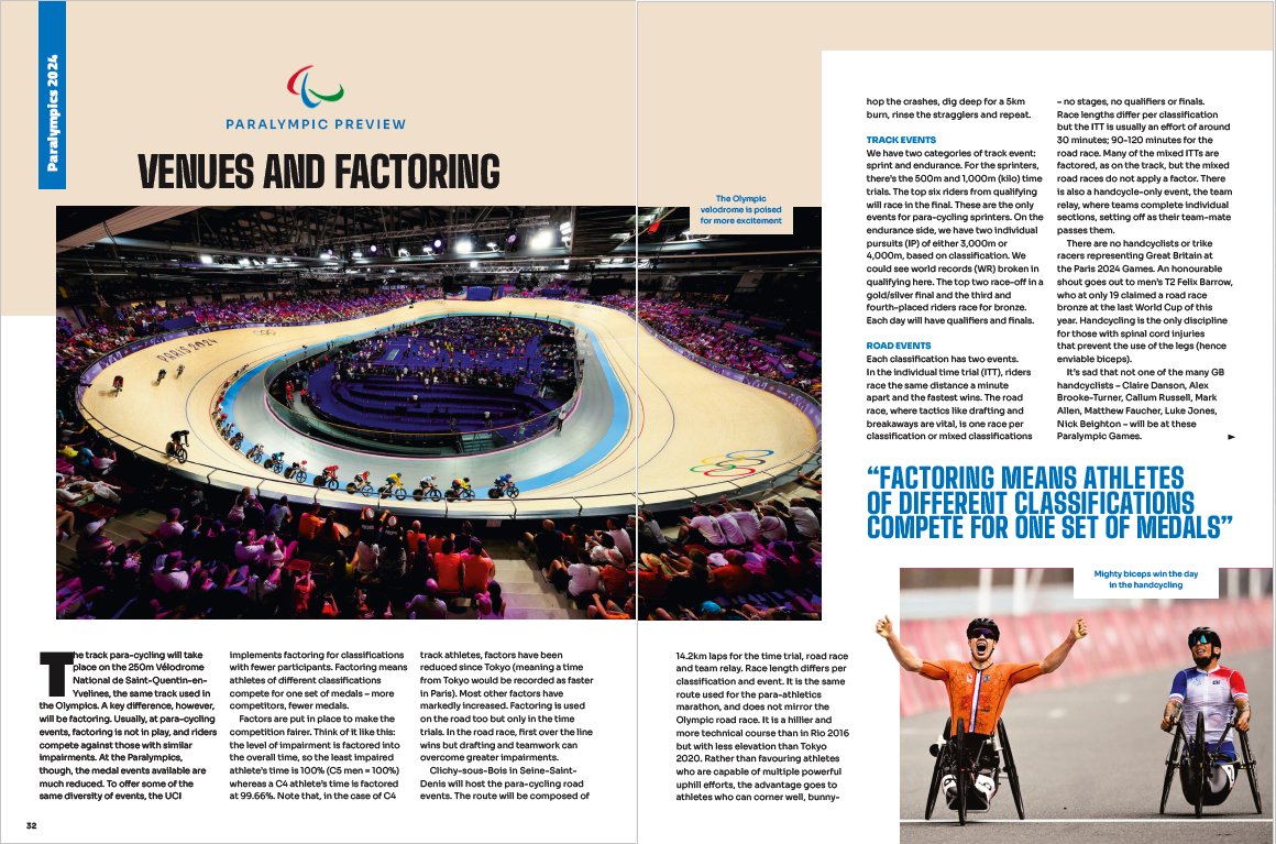 cyclingweekly's tweet image. There's still plenty of bike racing to watch this summer. Next up - the Paralympics. Catch our preview in this week's mag.
📰 Subscribe bit.ly/3Mw15vc
💳 Order online bit.ly/3v6RaVR
📱 On your phone bit.ly/cwinpocket
 On Apple News