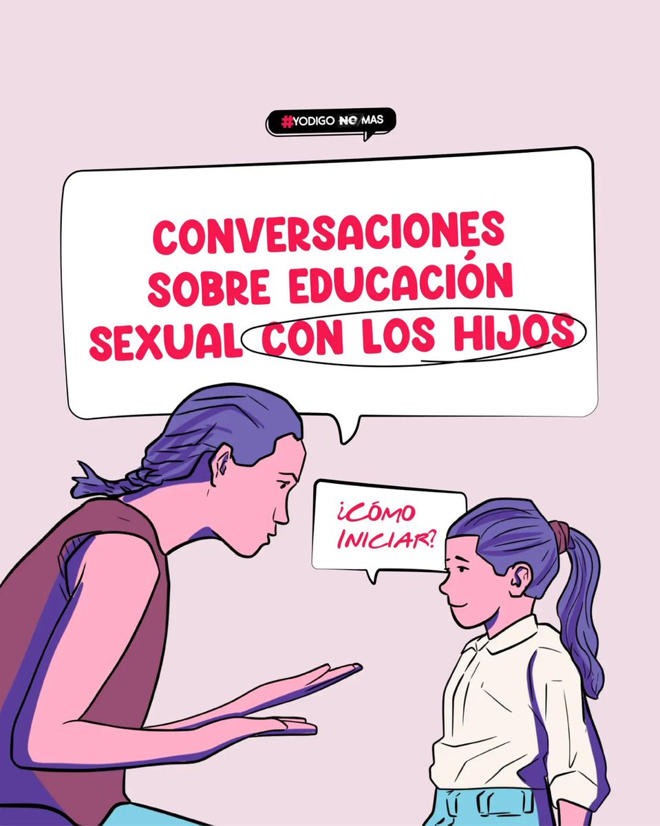 yodigo_nomas's tweet photo. 🗣️ Hablar de #educaciónsexual con nuestros #hijos es #clave para su #bienestar. Les brinda #seguridad, #confianza y les permite tomar #decisiones #informadas en cada #etapa de su #vida.
La #educación empieza en #casa: #hablemos, #escuchemos y #guiemos. https://t.co/LdstbudID5