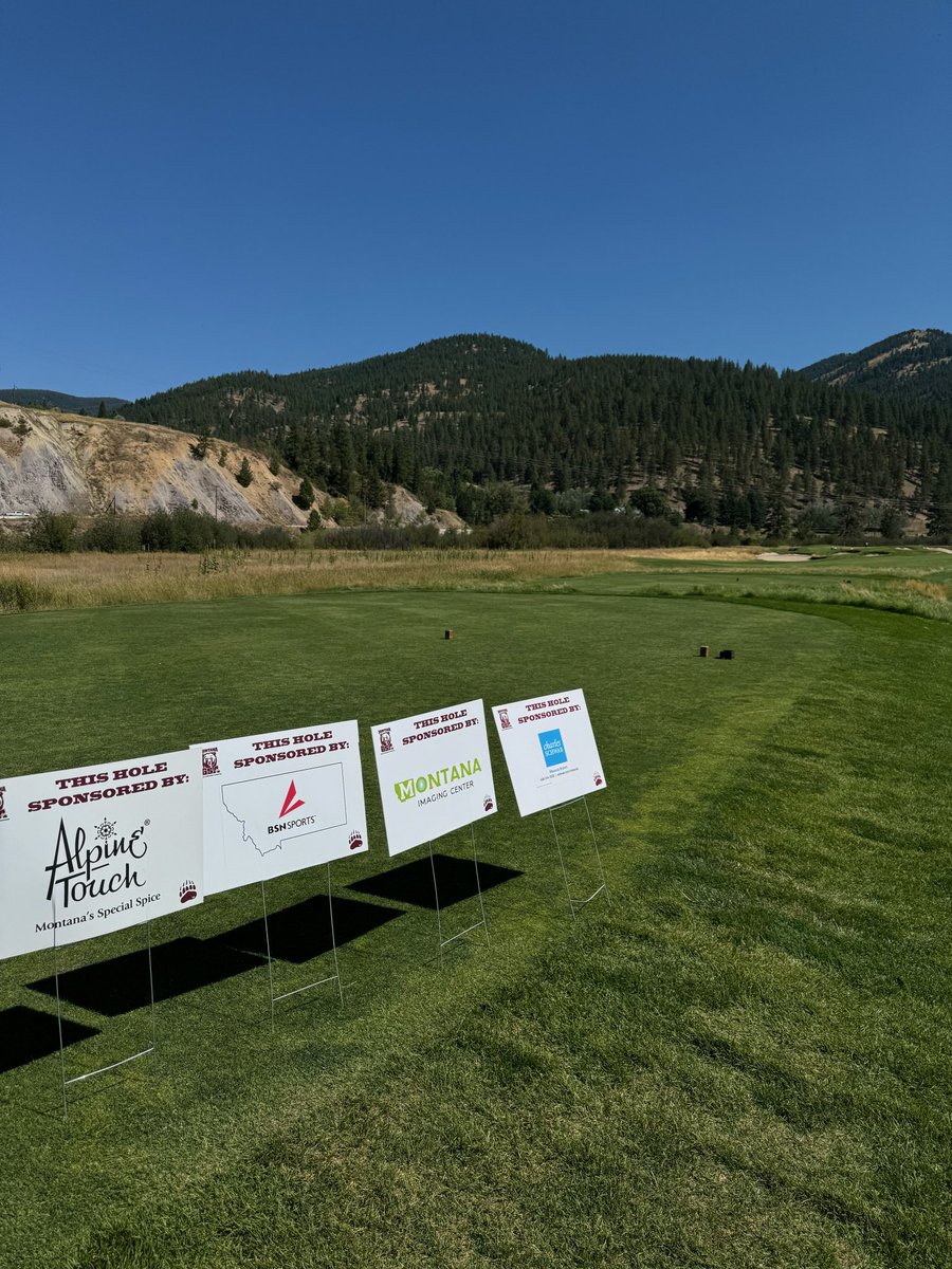 BSN_Montana's tweet image. Proud Sponsor of the GSA Golf Tournament! #GoGriz
