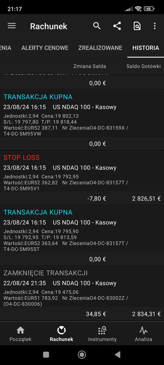 JAMESvonFOX's tweet photo. (1/5)
23 Sierpnia 2024
Piątek 
#Zysk 196,11 #Euro, (7,00%), aktualny stan konta 3 030,42 Euro.
#malyzysk #motywacja #dyscyplina #kazdegodnia #sposobmyslenia #rozwojosobisty #pieniadze #sukces #gpw #nasdaq https://t.co/xRUiyt206Q