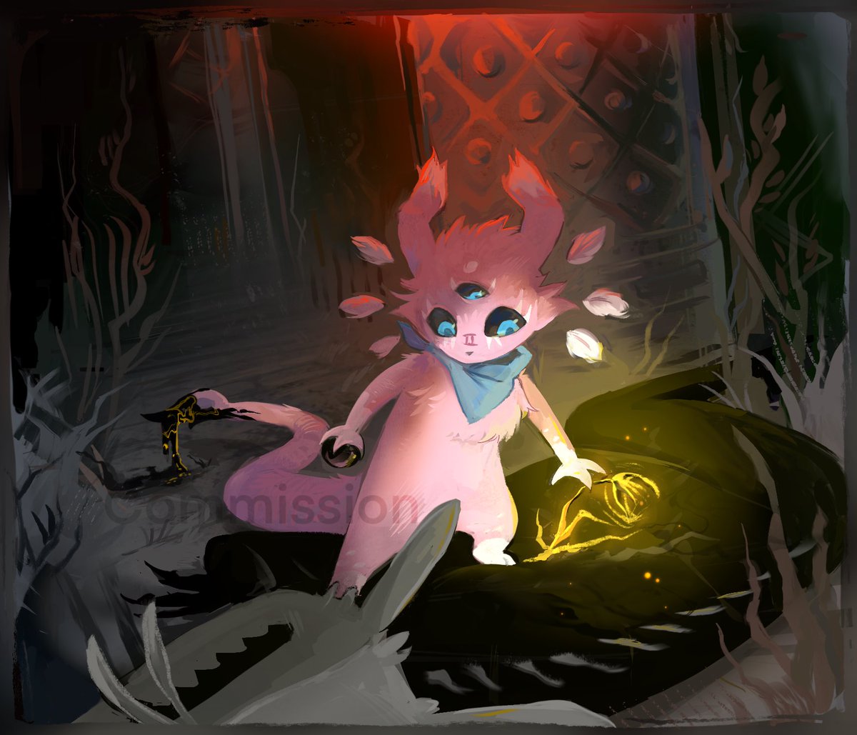 ArisesKip's tweet photo. Commission 👁️
#rainworld
#rainworldart https://t.co/qSFuEbl0sQ