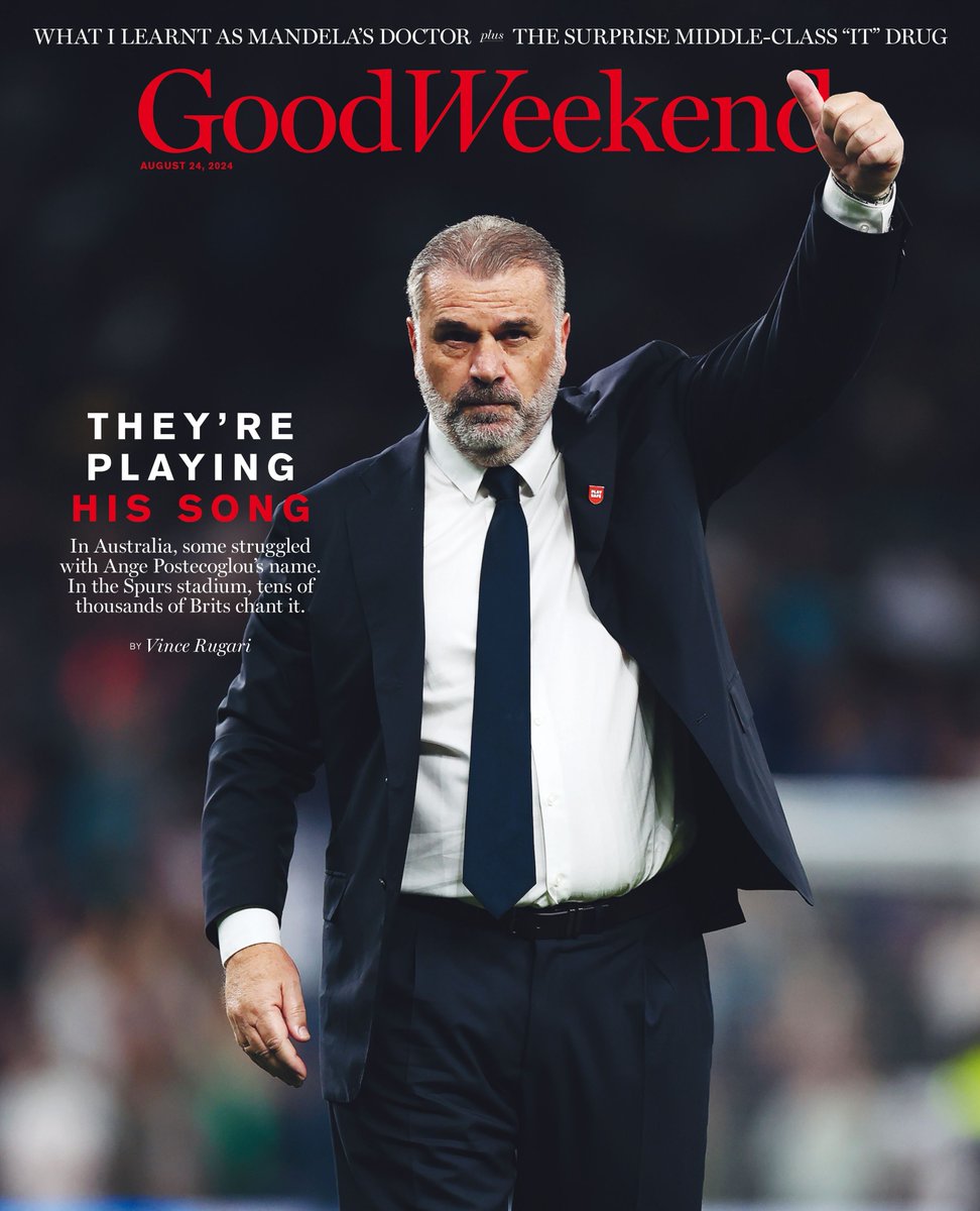 Spurs fans are loving 'Big Ange'. If only Tottenham Hotspur’s head coach Ange Postecoglou was shown such respect here. ⚽️

smh.com.au/national/the-a…
⁠
✍️ Vince Rugari 
📸 Ryan Pierse/Getty