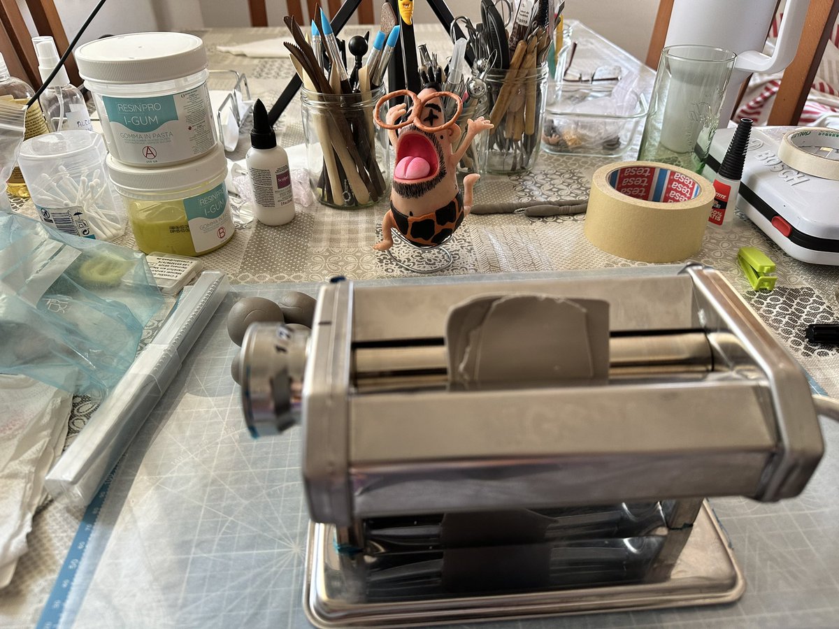 Diorama WIP #cosclay #supersculpey #sculping