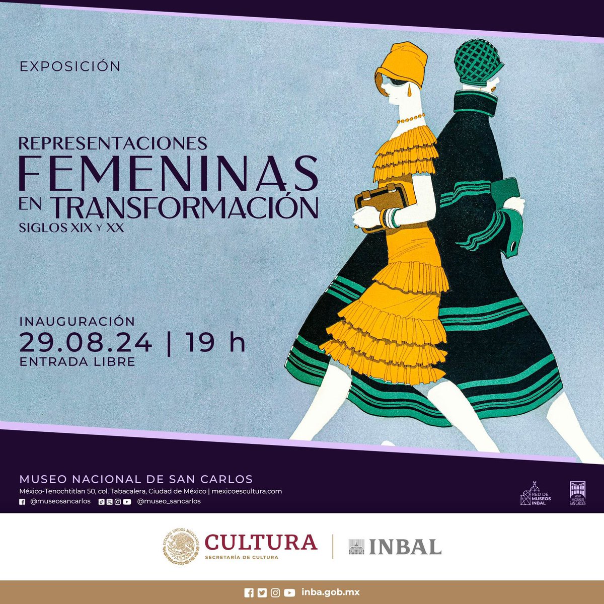 Ahora si! Invitación abierta para todos los que quieran venir el siguiente jueves a la inauguración en Museo San Carlos! Pintura, moda, cultura popular!!! Un proyecto que he gozado!