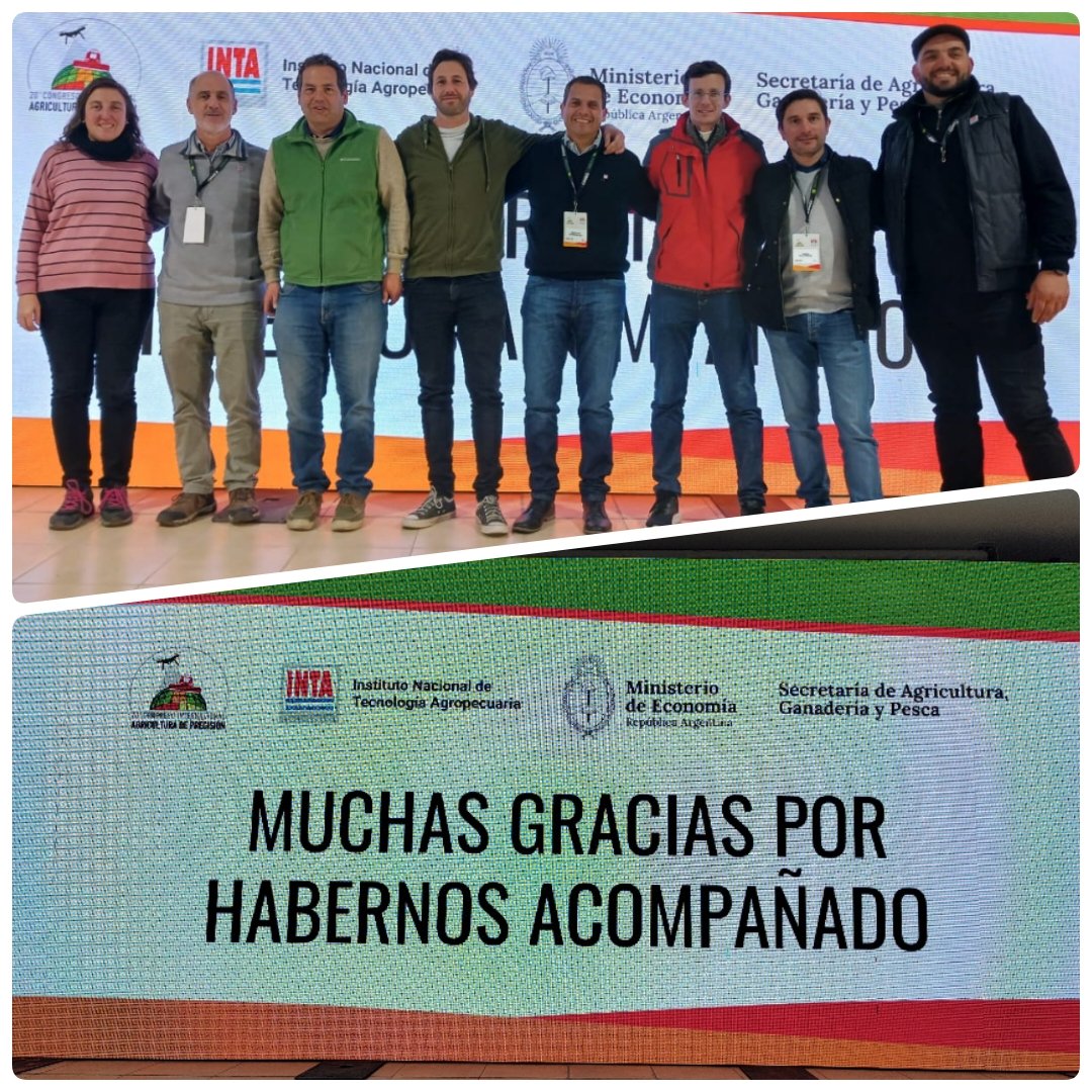 Sorprendidos y agradecidos por la cantidad de gente que se acercó a participar de 2 jornadas a pura tecnología y a las empresas que también lo hicieron posible
Fuimos parte de la historia!!
Fuimos parte del 20° Congreso Internacional de Agricultura de Precisión en <a href="/IntaManfredi/">INTA Manfredi</a>