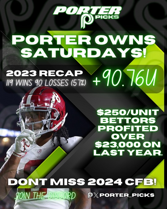 Porter Picks tweet media