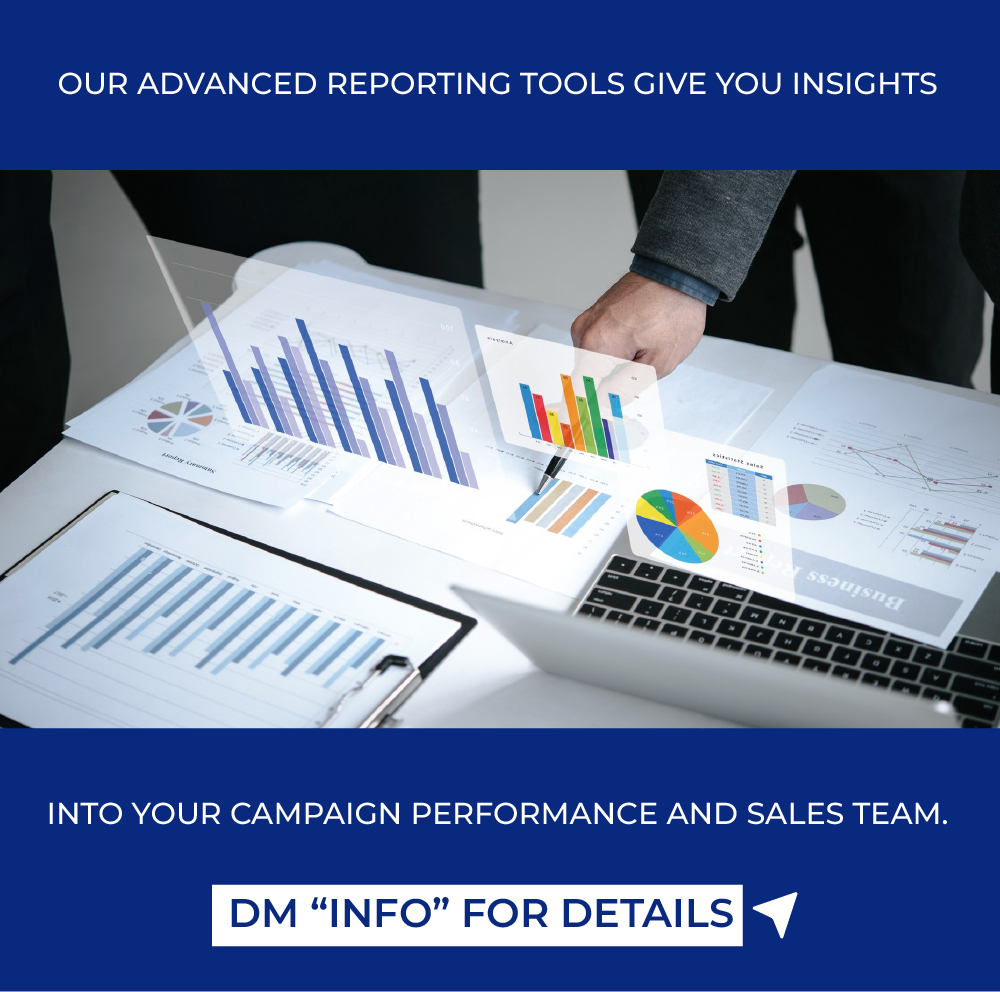 DrPkulkarni's tweet image. Our advanced reporting tools give you insights into your campaign performance and sales team efficiency. We help you track and optimize your efforts to maximize results. Gain valuable insights and boost your sales today!

DM &quot;INFO&quot; for Details

#AdvancedReporting #CampaignInsight