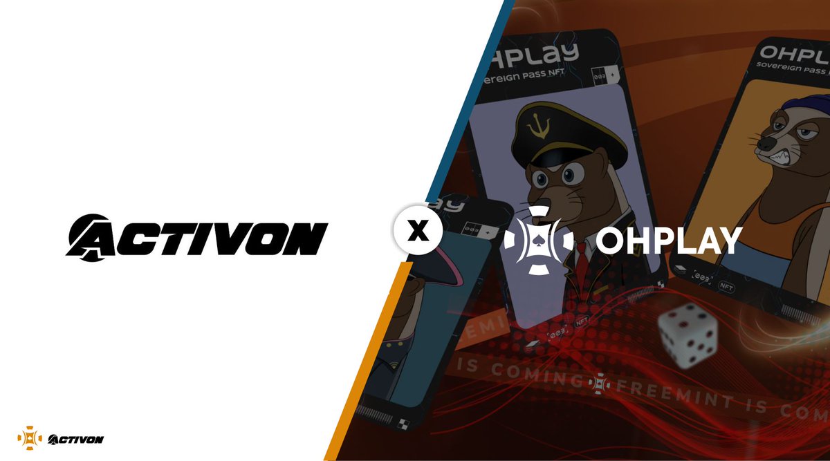 Activon (@activondao) on Twitter photo Introducing <a href="/OhPlayOfficial/">OhPlay.Club</a>
OhPlay Club is set to transform the GambleFi ecosystem. With an impressive $412 million in wager volume and counting, they’re making a significant impact.
Mint Details:
Supply: 2000
Price: FREE
Chain: Base Introducing <a href="/OhPlayOfficial/">OhPlay.Club</a>
OhPlay Club is set to transform the GambleFi ecosystem. With an impressive $412 million in wager volume and counting, they’re making a significant impact.
Mint Details:
Supply: 2000
Price: FREE
Chain: Base