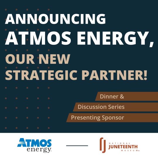 We are THRILLED to announce <a href="/atmosenergy/">atmosenergy</a> as a new strategic partner of the National Juneteenth Museum! 

Together, we are committed to honoring history and fostering empowerment✨
#atmosenergy #empowerment #NJM #morethanamuseum