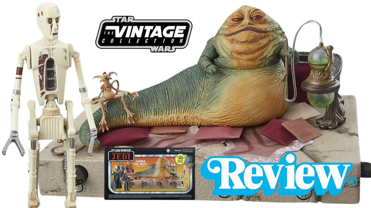 NEW VIDEO: Star Wars The Vintage Collection Jabba The Hutt Action Playset Review! youtu.be/FUpzSOCKrkA - Check out my thoughts! #TVC #JabbaTheHutt