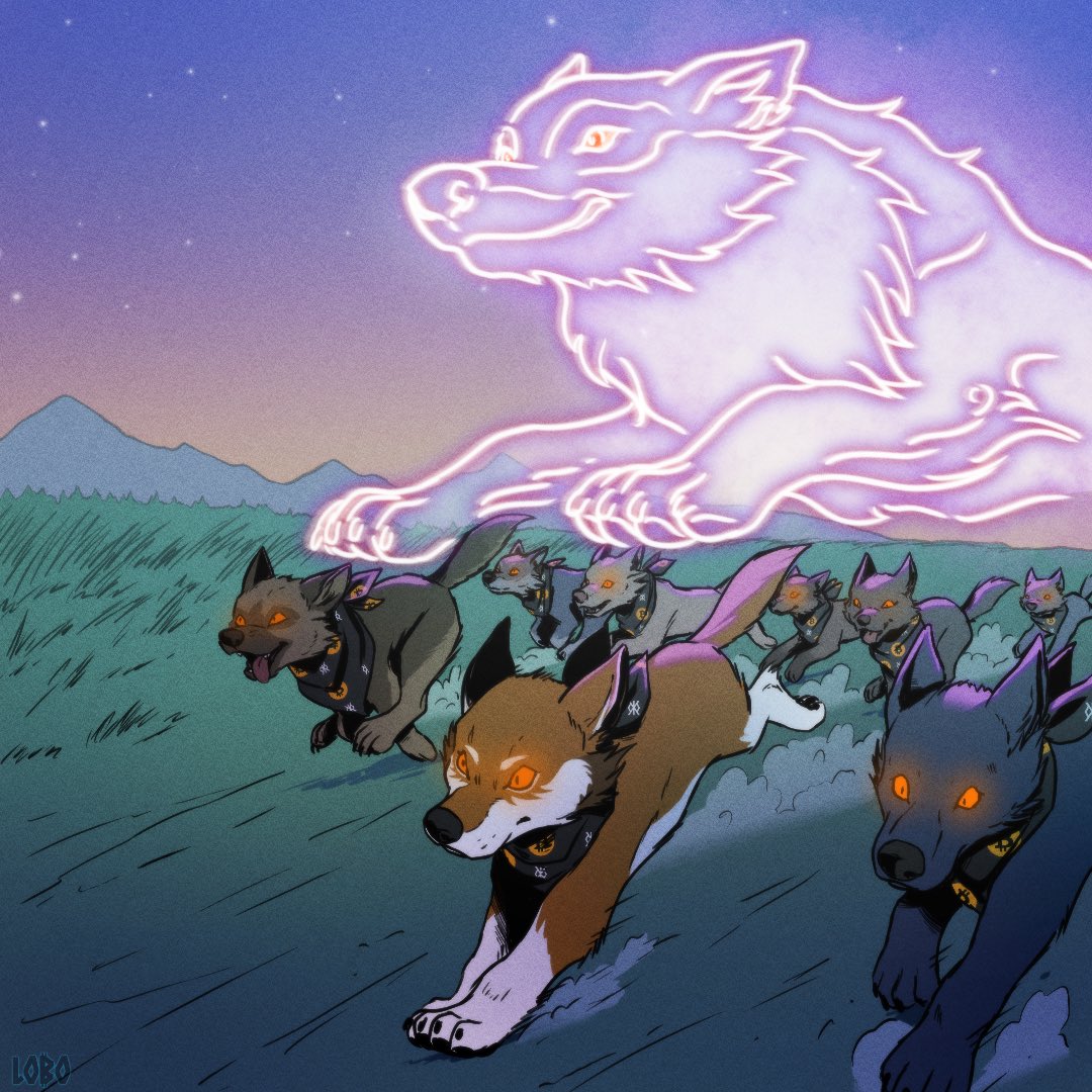 Rally up Wolves! For today we ride with the Spirit of $LOBO

#HOWL if you are part of the Wolf Pack