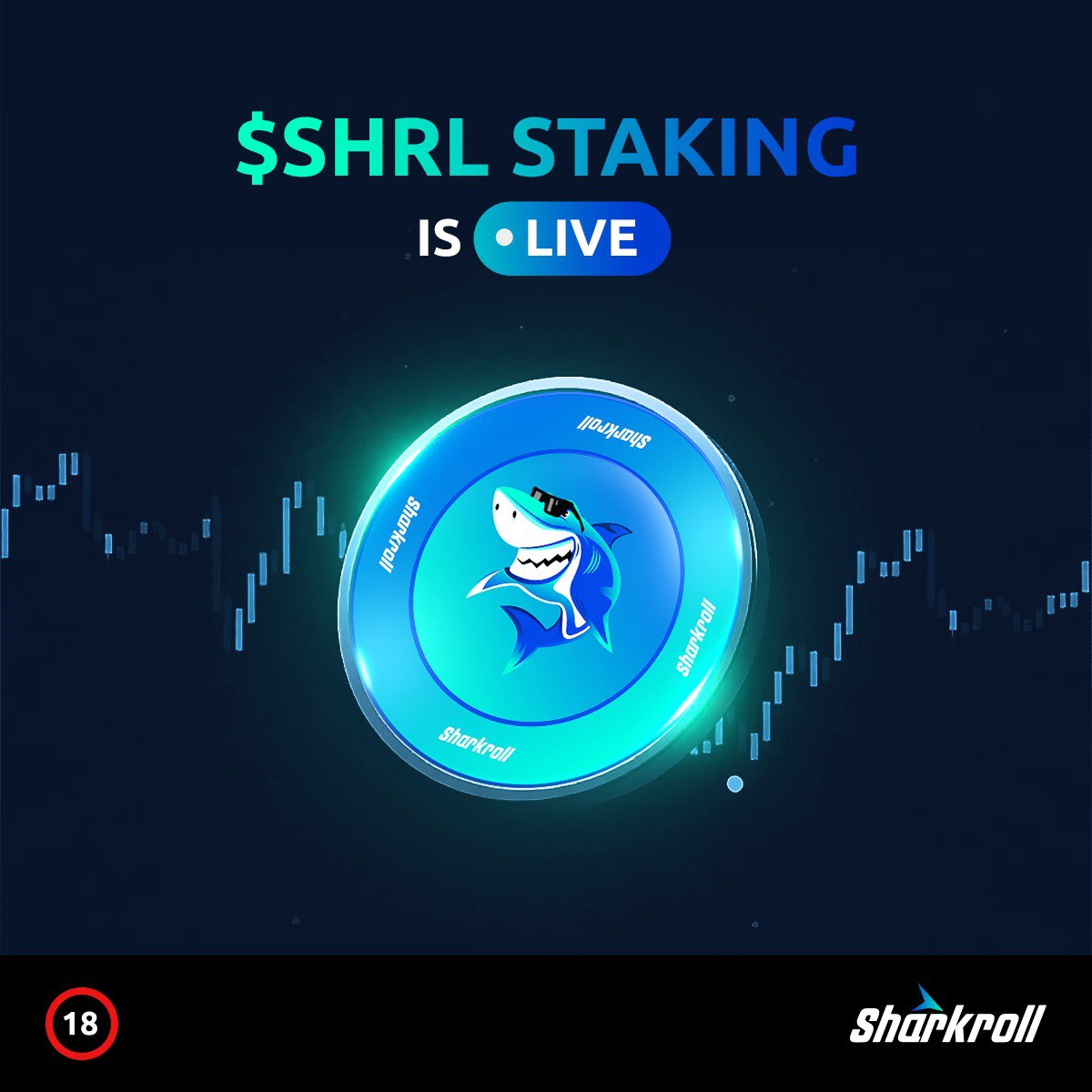 SharkrollCasino's tweet photo. $SHRL Staking is LIVE – Earn Daily Rewards! 🦈🚀

Start staking your $SHRL tokens today and watch your rewards grow daily. The more you stake, the bigger your share of the reward pool!

🔗 Stake now: https://t.co/J2NWTQpg68
🔗 Need $SHRL? Buy here: https://t.co/bbasthPAXj