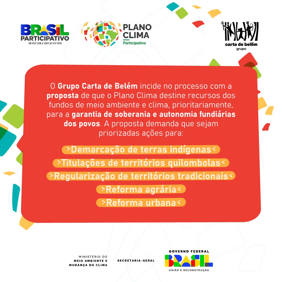 Grupo Carta de Belém tweet media
