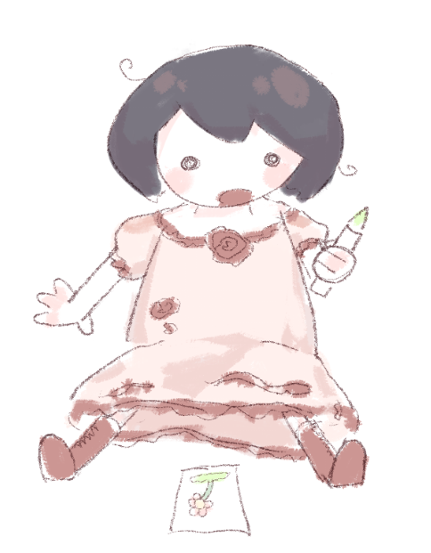 largebrick's tweet photo. Character is Iris created by @kaliistic (doodle by me, colour and render by her) https://t.co/UMRX1Gkxwz