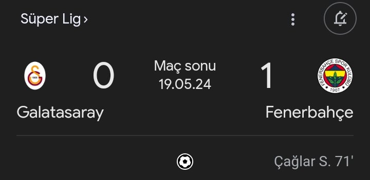 gsliler : 70 dk sahayı dar ettik .